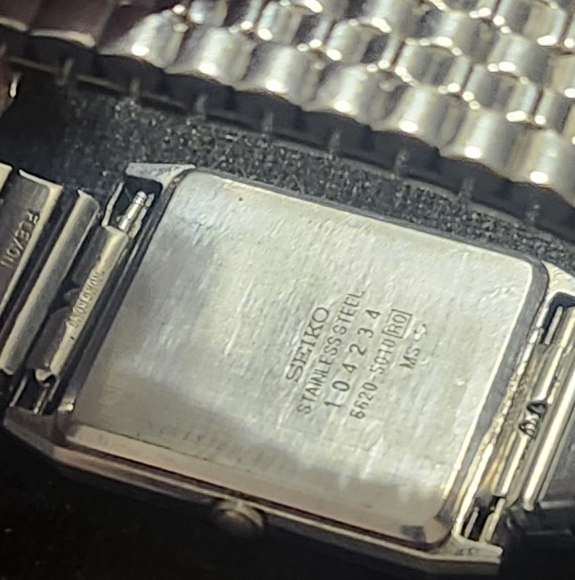 Vintage Seiko Tank 8620-5010 silvertone - Picture 7 of 7